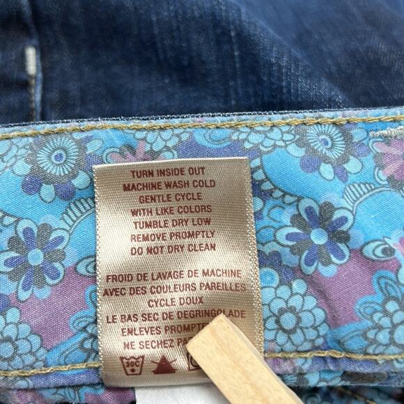 Paige Hidden Hills Dark Wash Boot Cut Premium Denim Jeans Size 26 - Picture 15 of 16